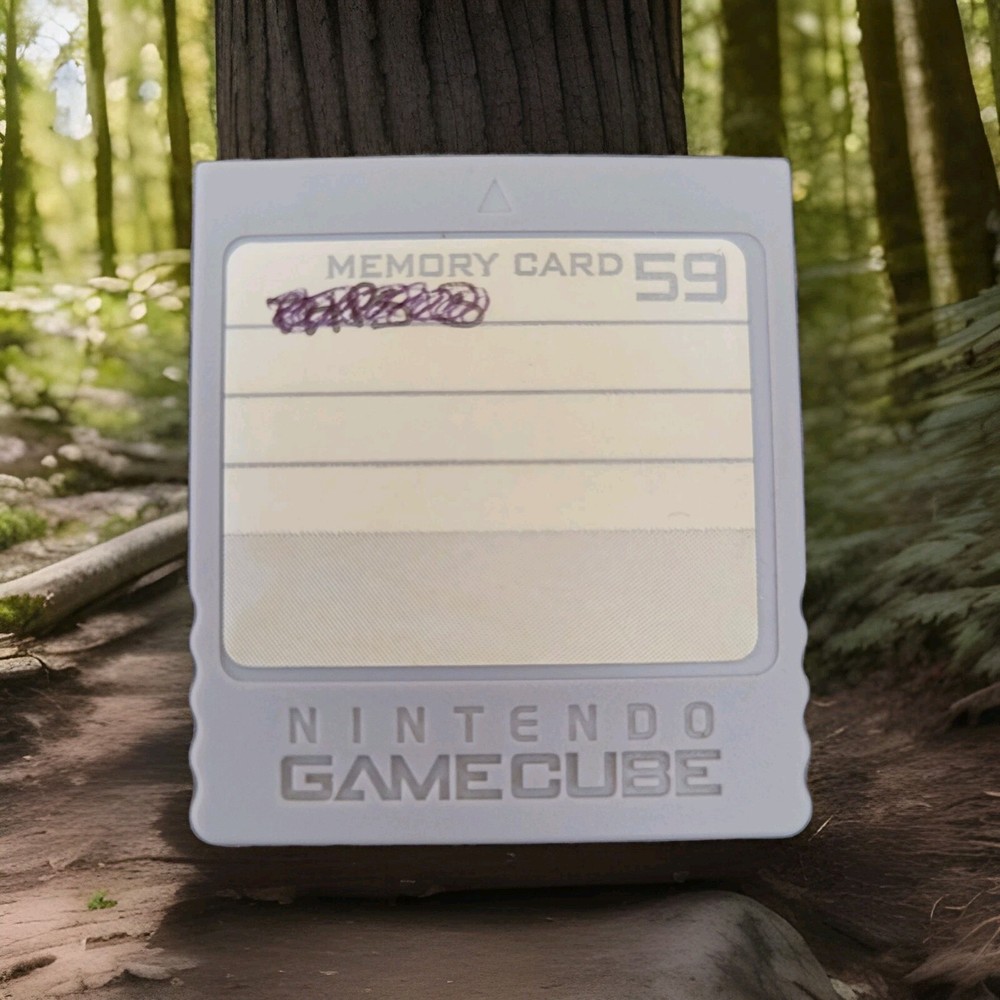 Gamecube Authentic 59 Block Memory Card with Case