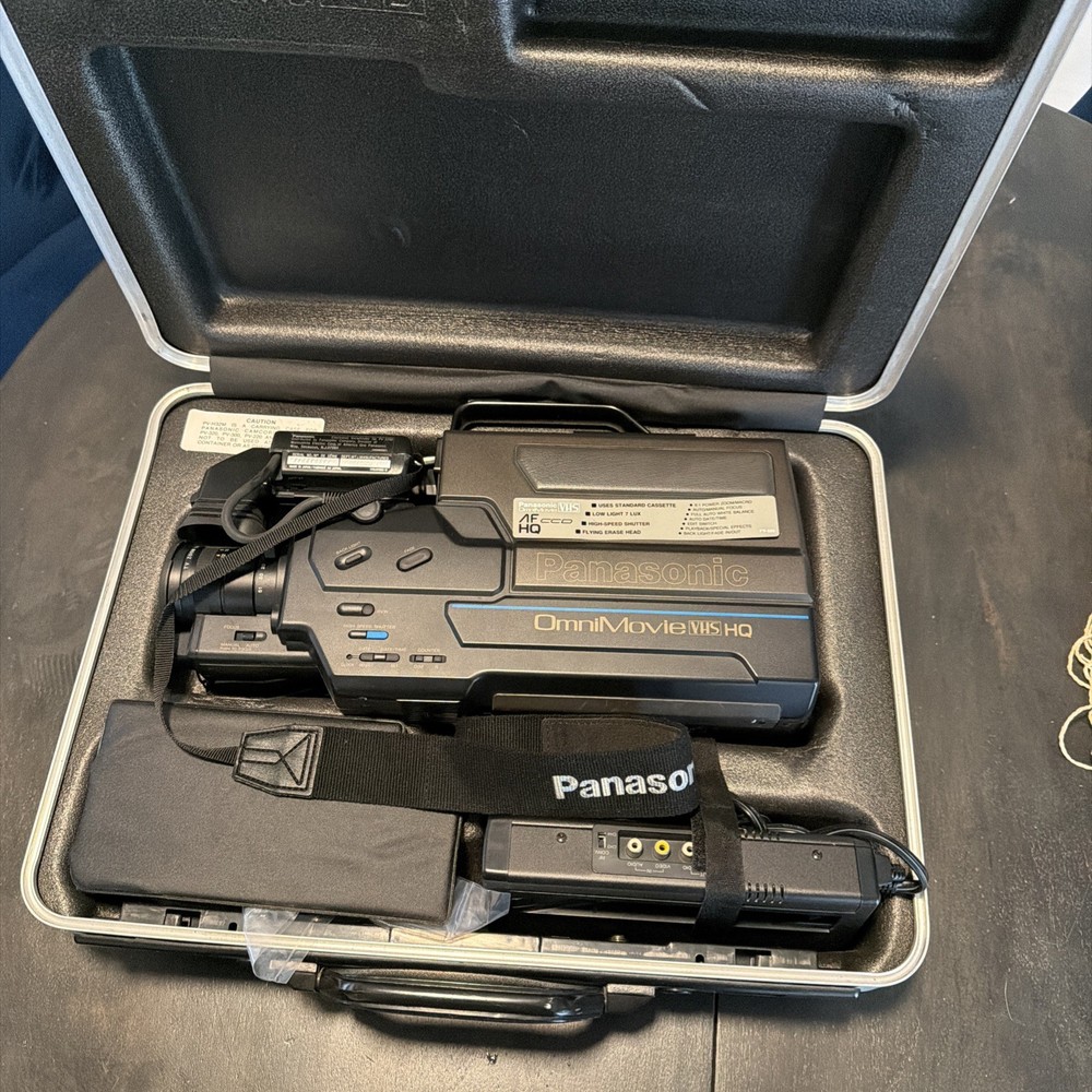 Vintage Panasonic OmniMovie VHS Camera