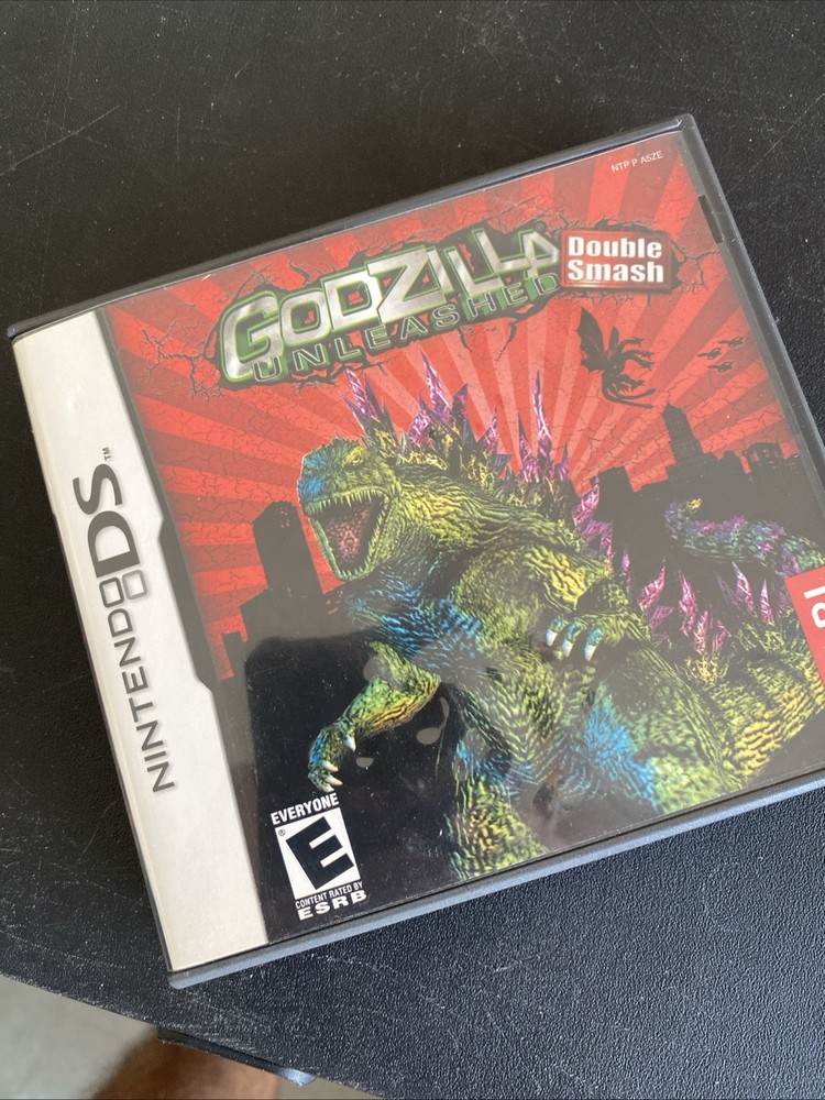 NINTENDO DS GODZILLA UNLEASHED DOUBLE SMASH CASE Only - NO GAME