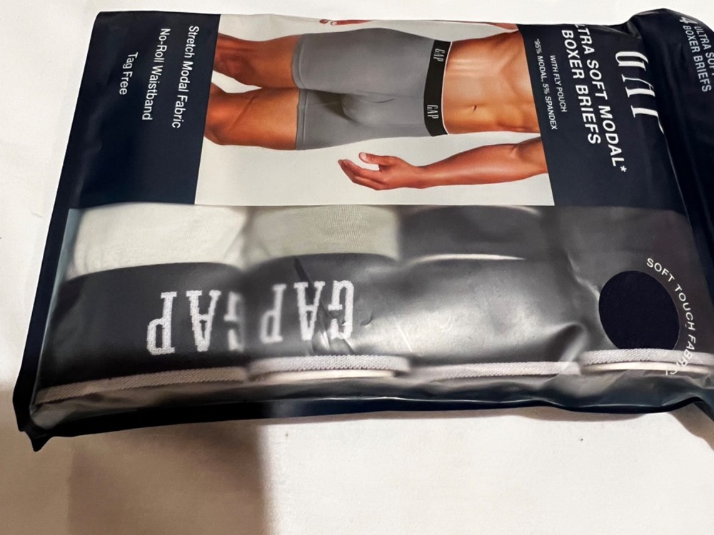 Gap Boxer Brief Grey Large 4 Pack Ultra Soft Modal