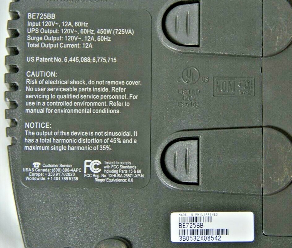 APC Battery Backup Box Plus Surge Protection