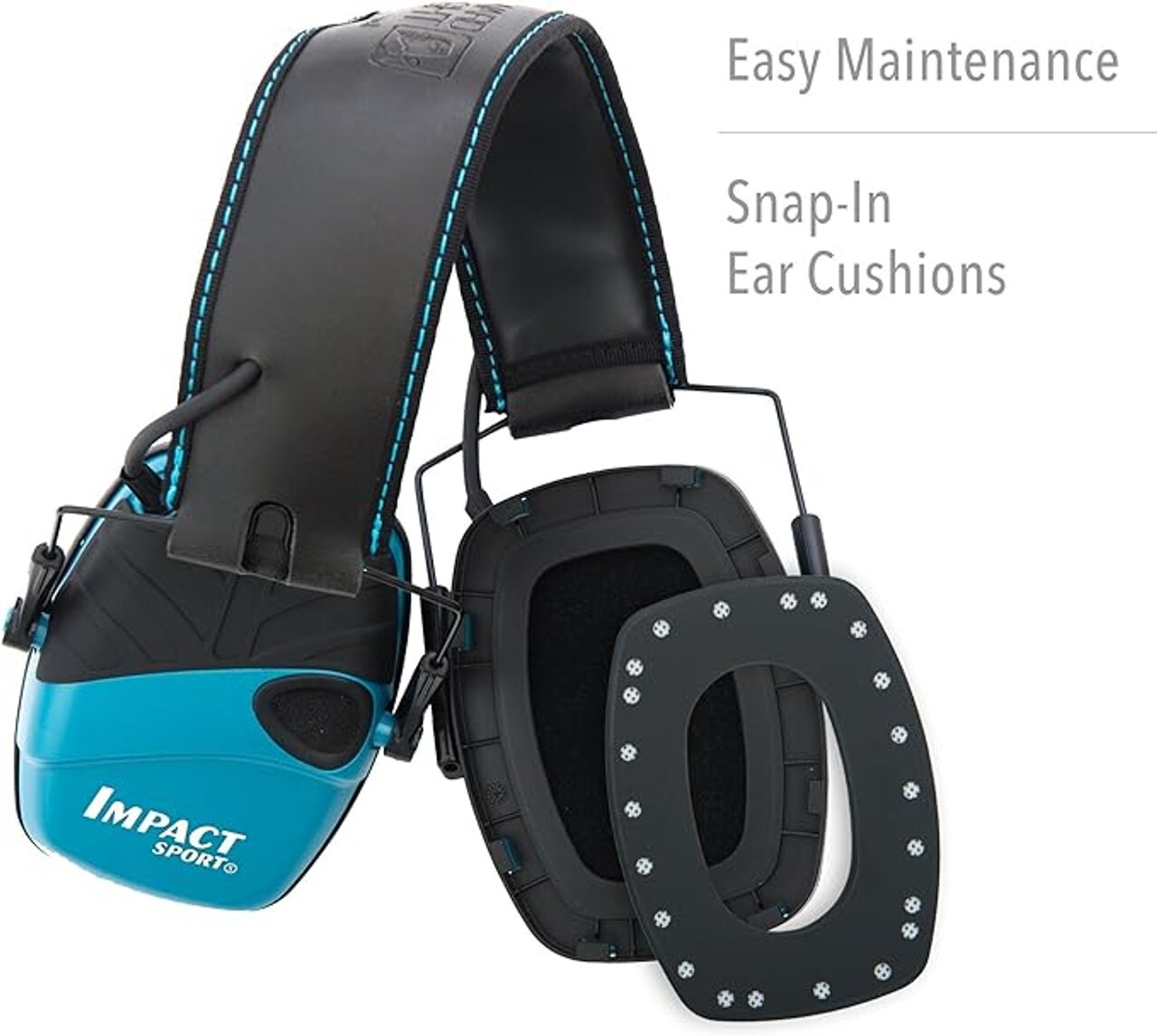 Howard Leight Impact Sport Sound Electronic Shooting Earmuff, Teal SIOC