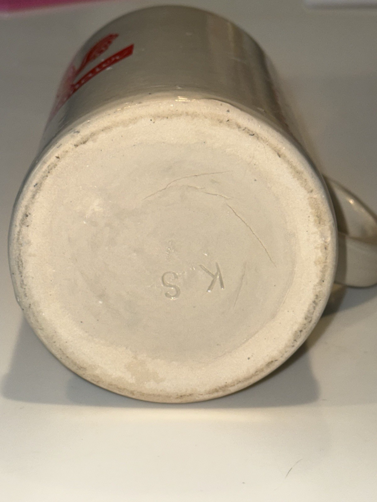 Vintage Gockelesmaier Stein Large Mug Germany Beer Red Rooster 1L KS Kruger EUC