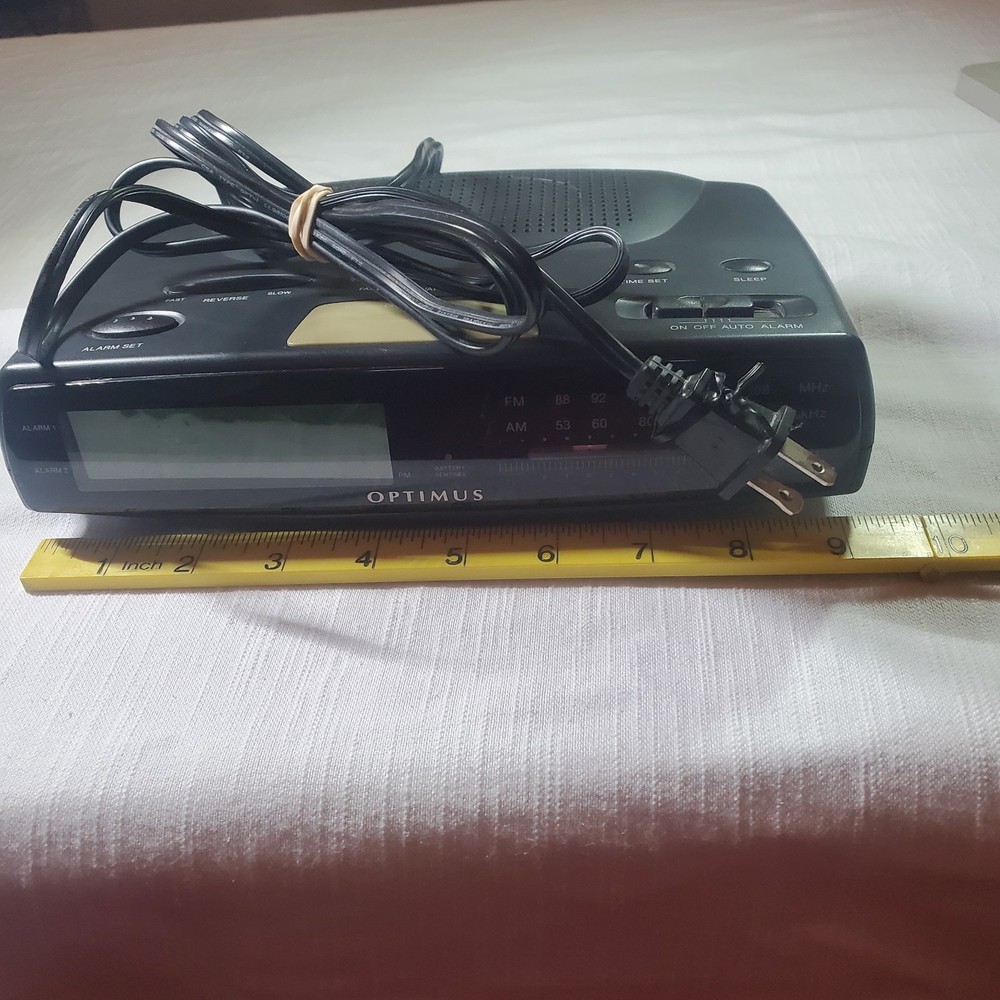 Optimus Alarm Clock Model CR-320