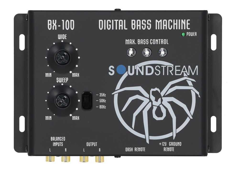 SOUNDSTREAM BX-10D DIGITAL Bass Reconstruction Sound Processor+(2) RCA Cables