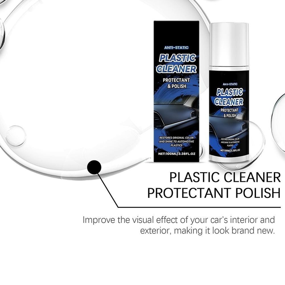 Car interior cleaning, plastic trim protection