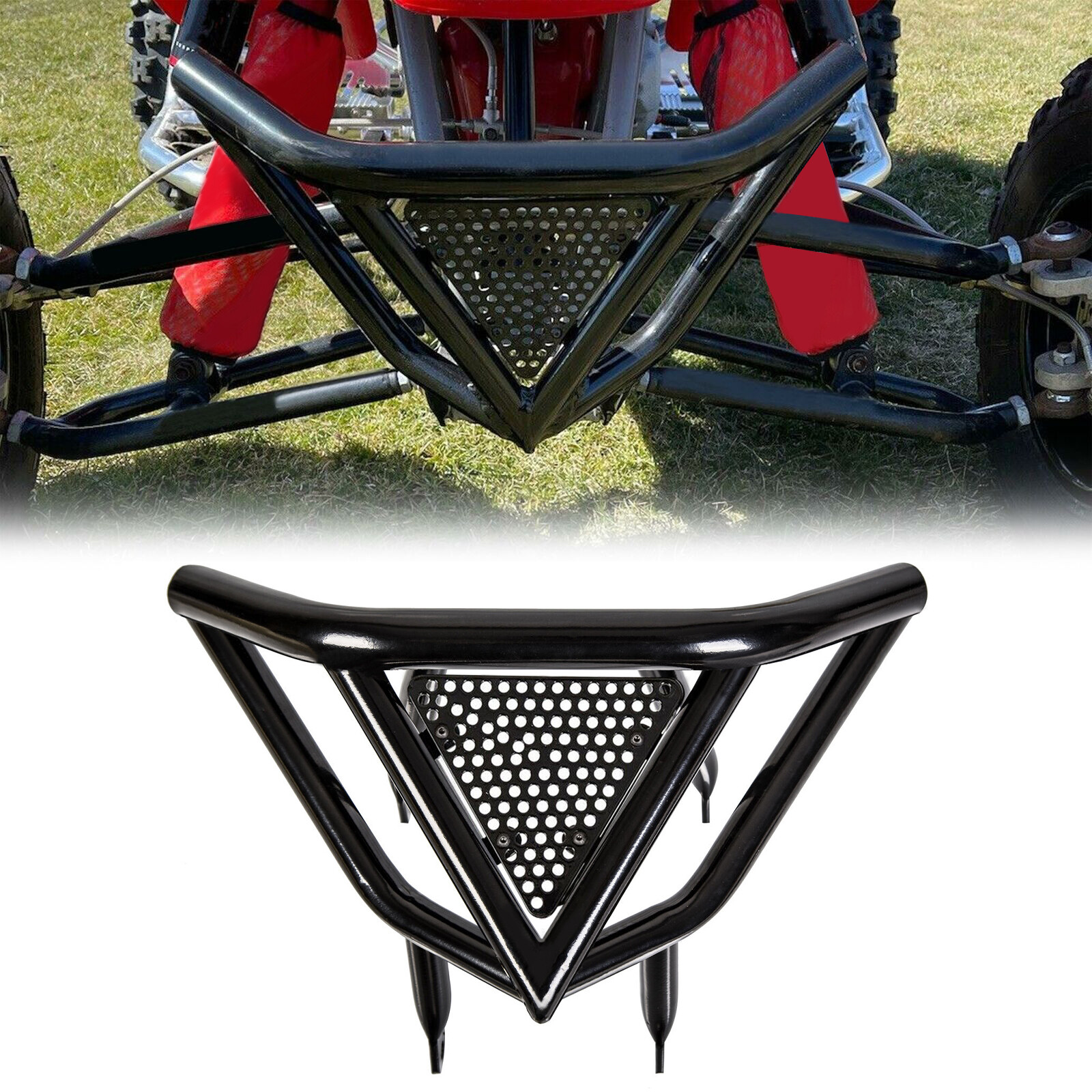 Front Bumper Proctector Aluminum For Honda Sportrax 400 TRX400EX 1999 2000-2008