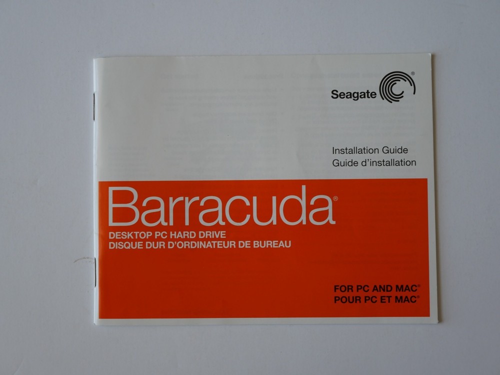 Seagate - Barracuda - Installation Guide