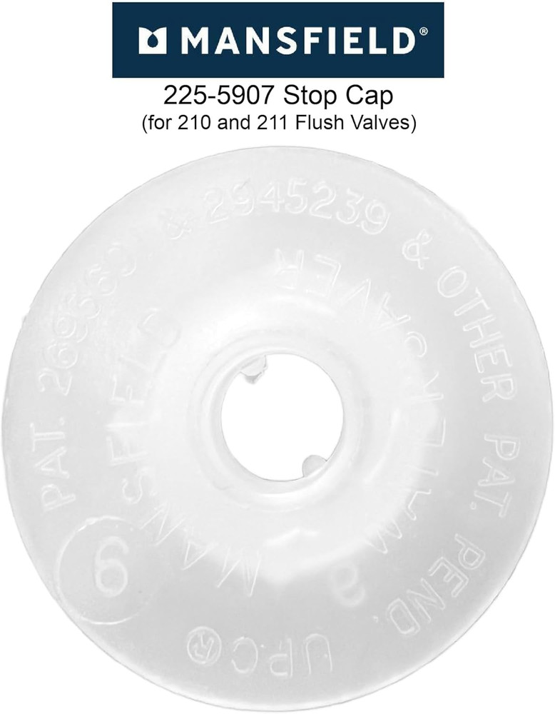 225-5907 Stop Cap for 210 and 211 Flush Valves
