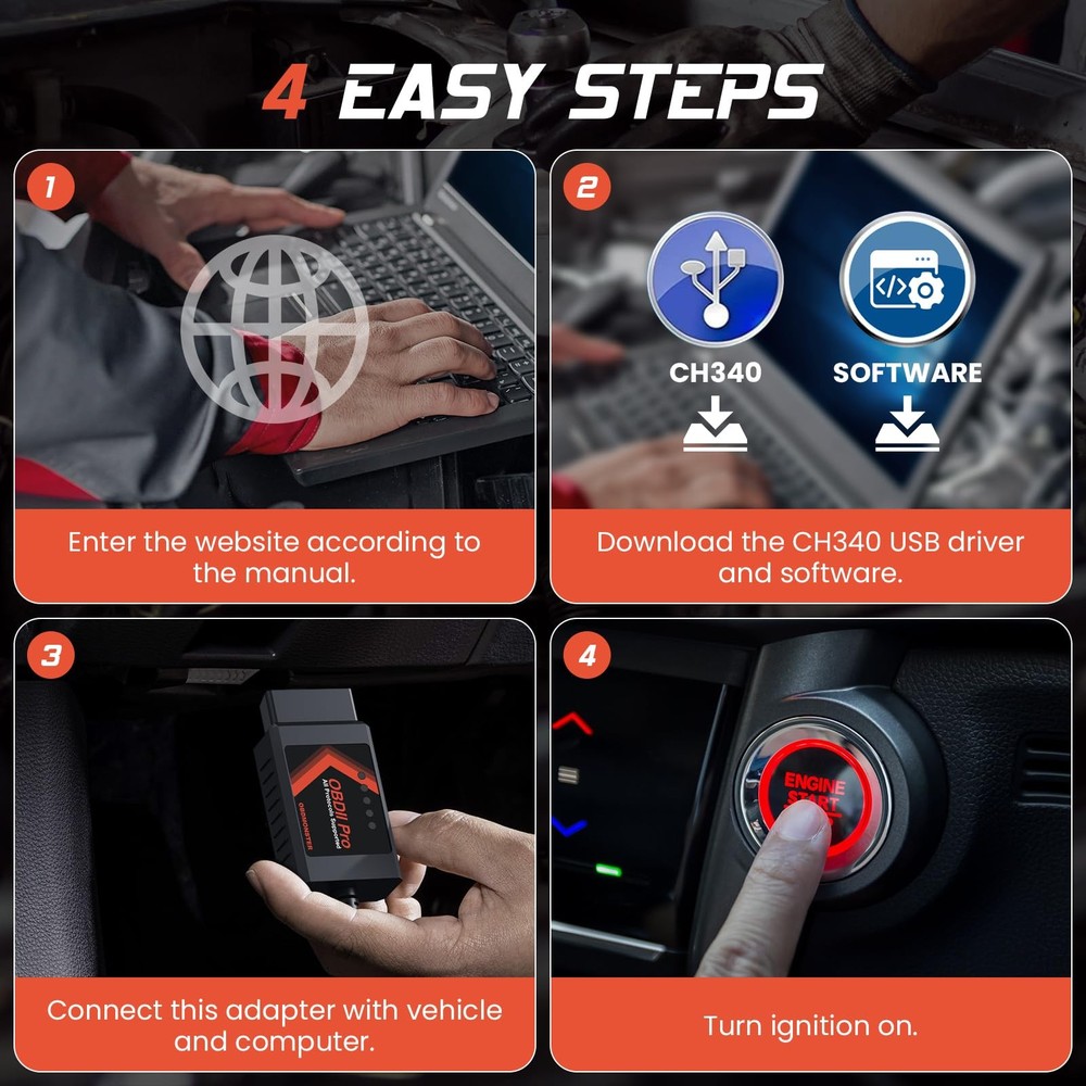 FOR*Scan Pro Scan Tool ELM327 Code Reader For Ford Hidden Function Programming