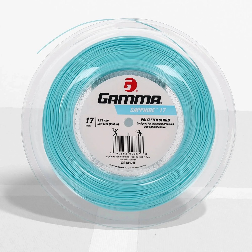 Gamma Sapphire Tennis String Teal, Spin & Control