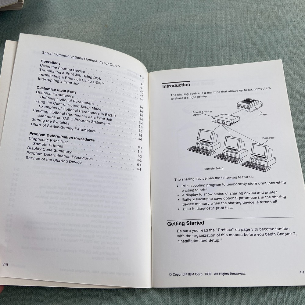 IBM Book Laser Printer Technical Reference 4226 4019 Users Guide Manual 1989 90