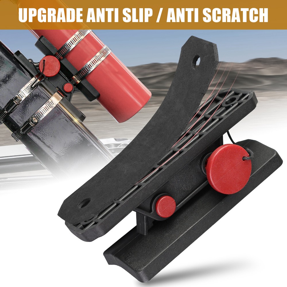 UTV Quick Release Roll Bar Fire Extinguisher Mount Holder with 4 Fixing Clips