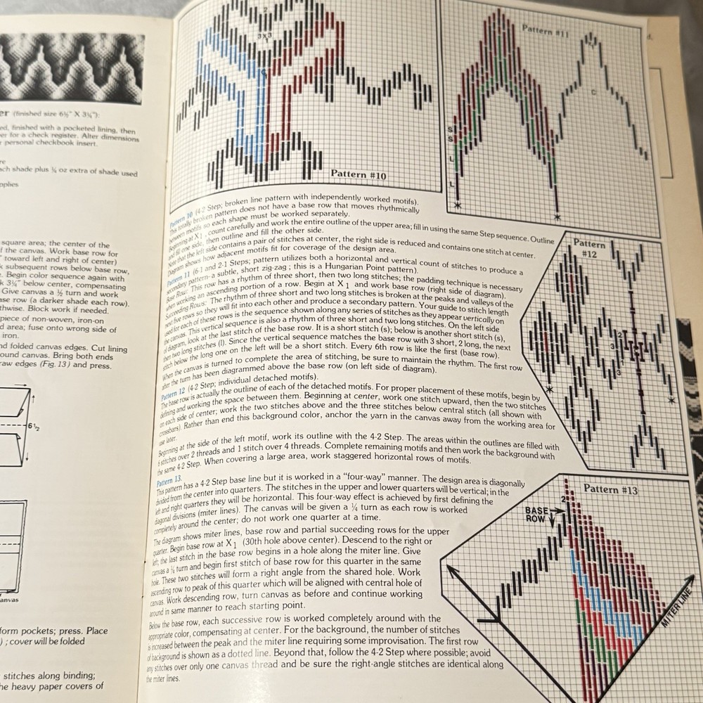 Bargello Basics Leisure Arts 5 projects 13 patterns Florentine Work By Ann Meyer