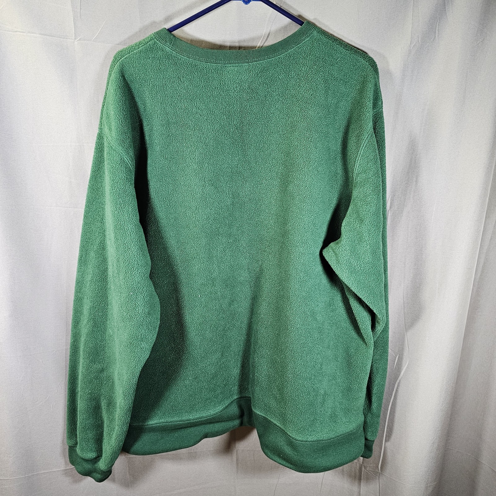 Vintage Disney Sweatshirt Size XL Grumpy Crewneck Fleece Green Cartoon 90s Flaw