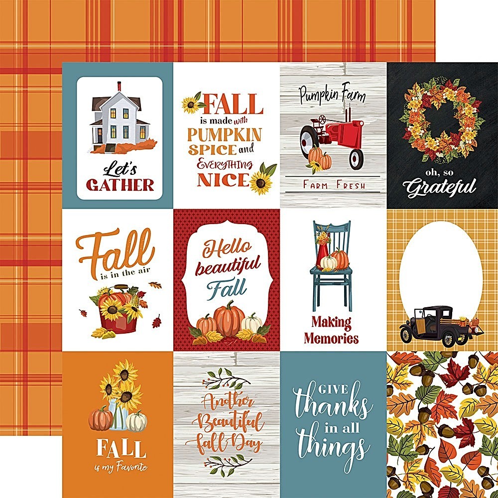 Carta Bella 12" x 12" Fall Fun Double-Sided Collection Kit and Sticker Sheet