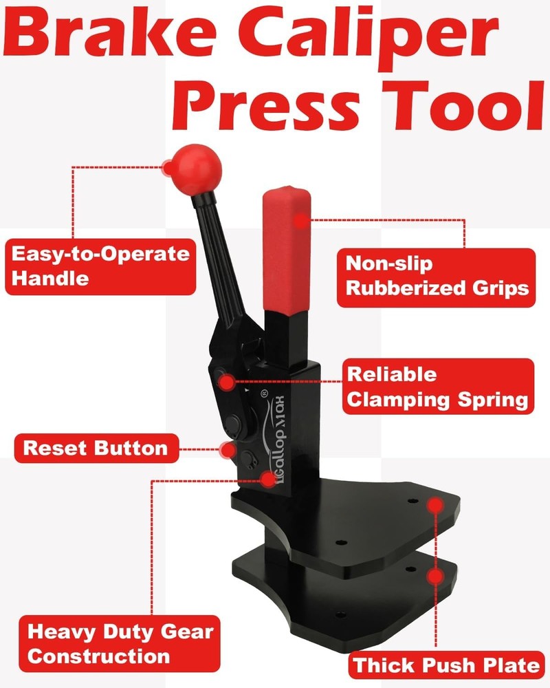 Brake Caliper Compression Tool Multi Piston Brake Pad Spreader Patented