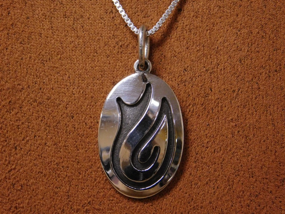 Vintage Sterling Silver Overlay Necklace