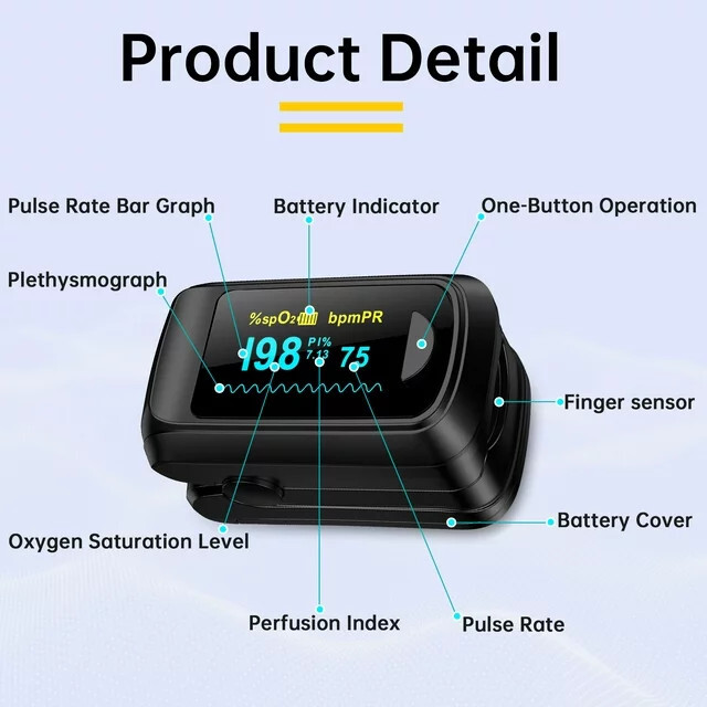 HealthTree Bluetooth Pulse Oximeter