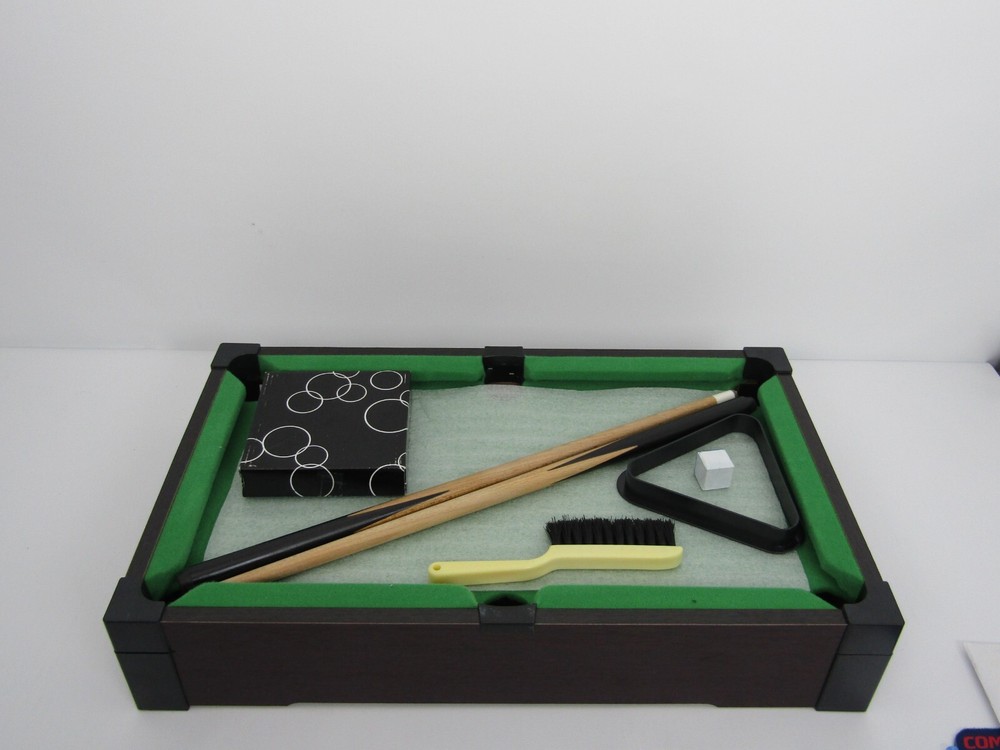 Pool table Snooker Indoor Game Compact Mini Portable Tabletop Play set