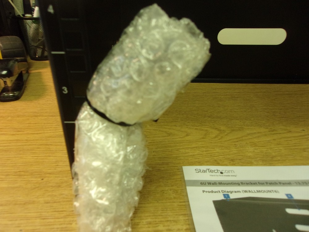 6u 13.75 In. Deep Wall Mounting Bracket For Patch Panel Part # Wallmount 6