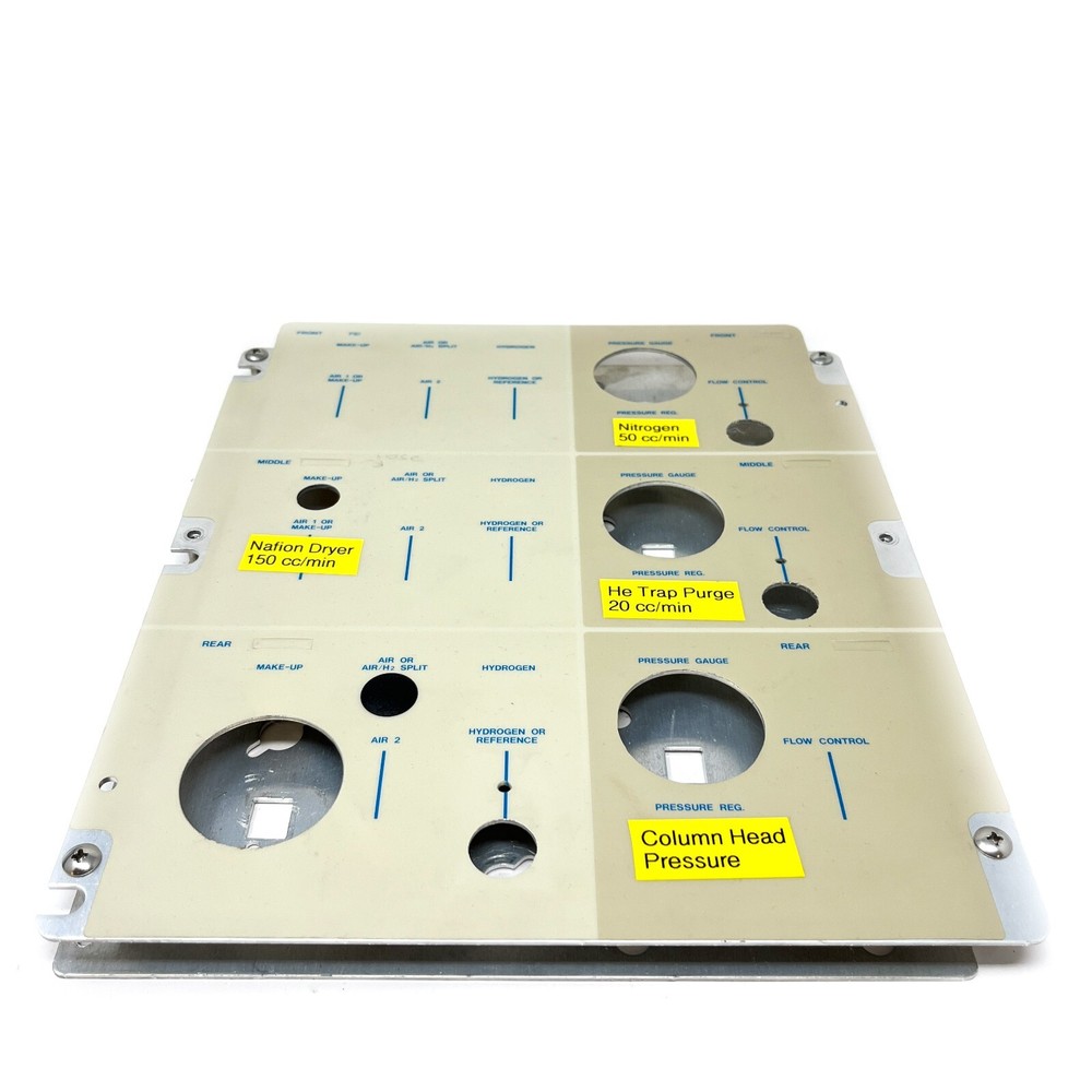 Varian CP-3800 Gas Chromatography System Flow Control Panel