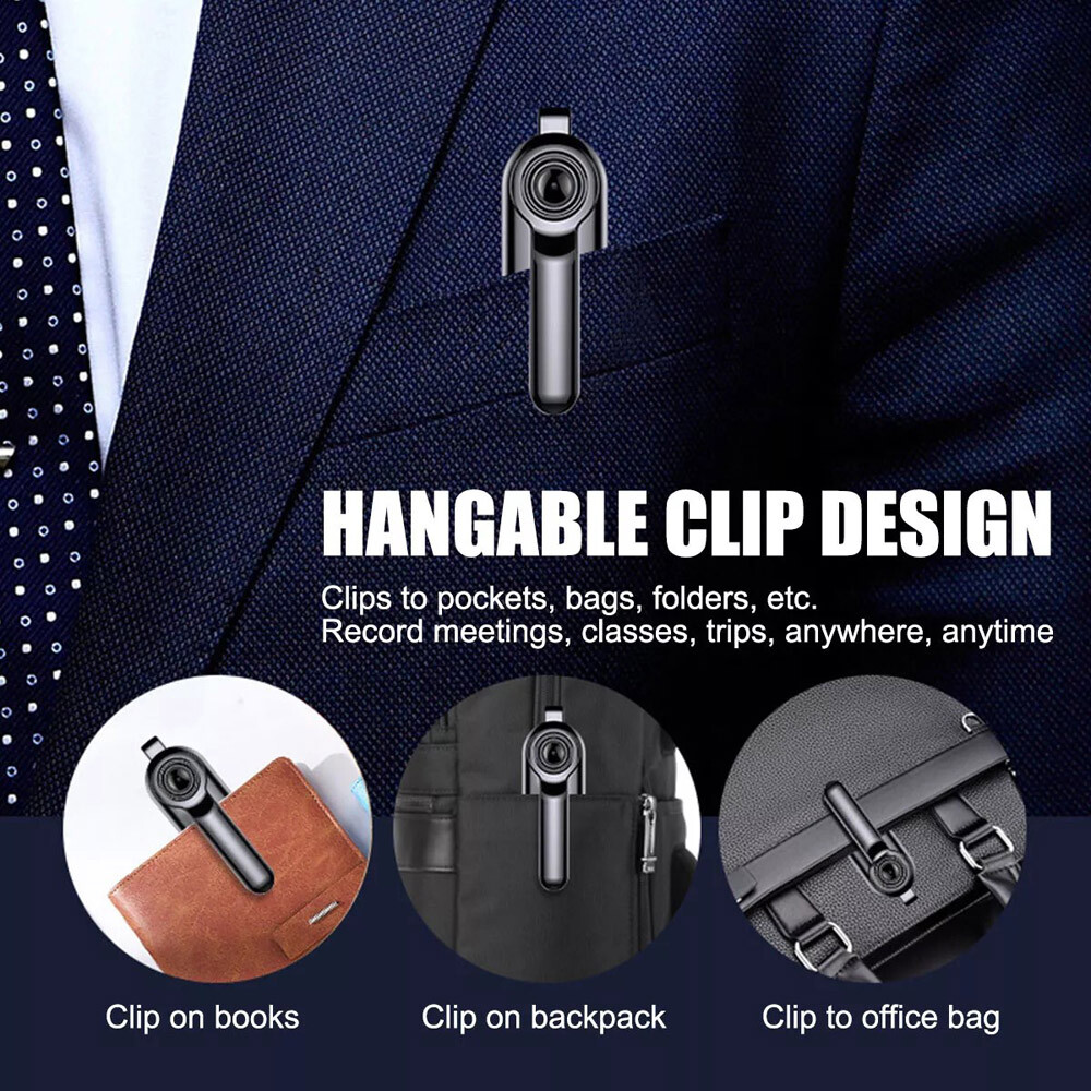 Mini Wearable Necklace Camera Full HD Video Audio Voice Recording Small Recorder