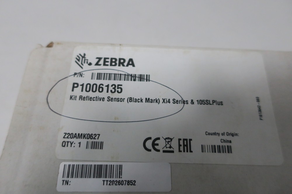 Zebra P1006135 Reflective Sensor Xi4 Series/105slplus Kit