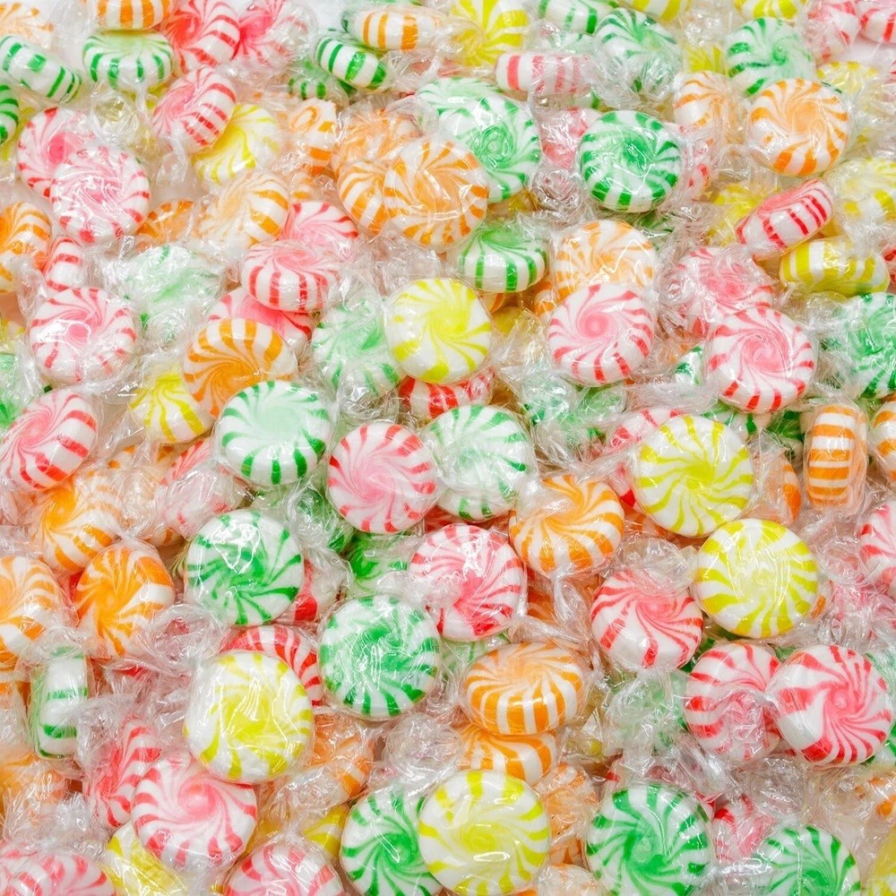 Starlight Assorted Fruit Flavored Mints, Bulk & Delicious Hard Candy (2 Pounds)