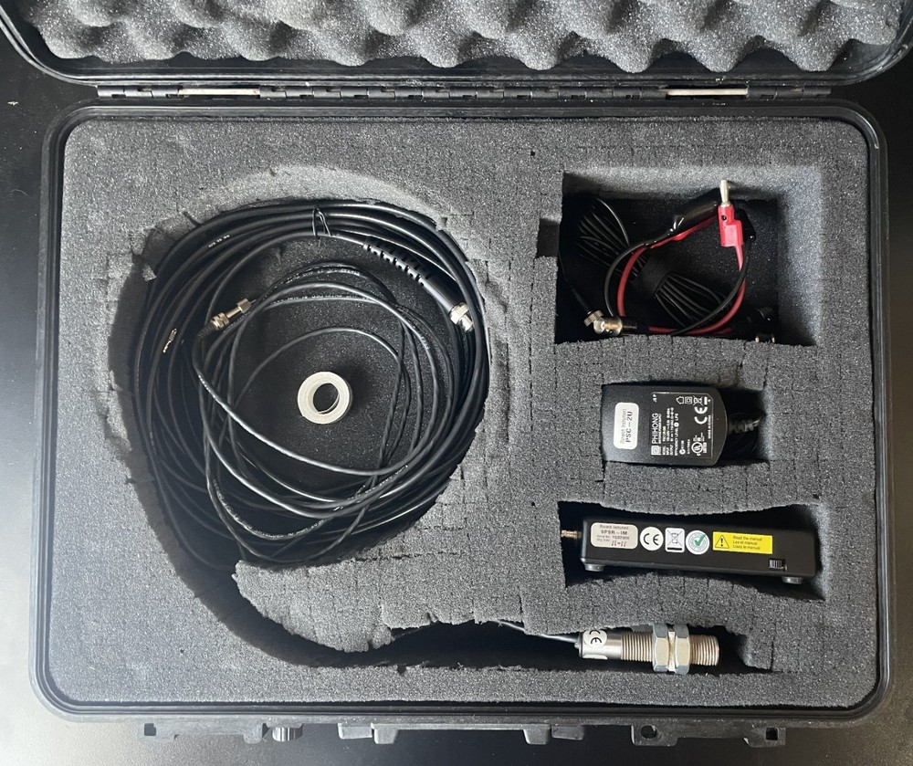Monarch Optical Keyphasor Tach Pulse System Including Cables & Carrying Case