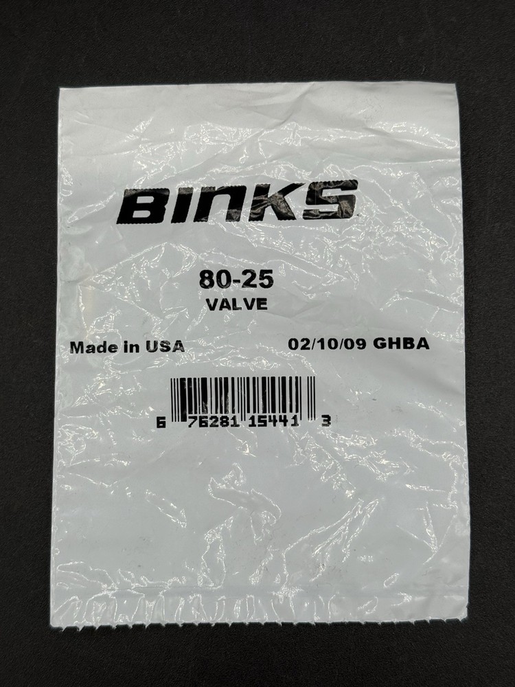 BINKS 80-25 Valve