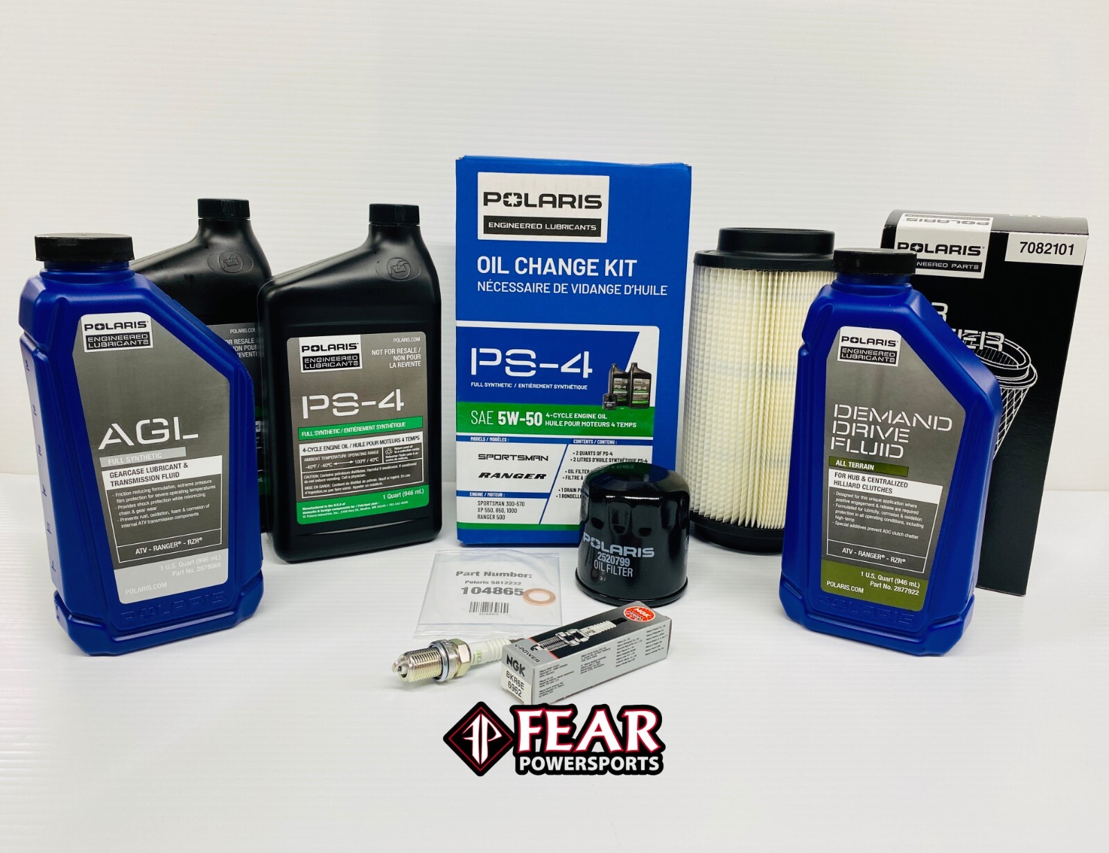 2002-2013 Polaris Sportsman 500 OEM Complete Service Kit - Oil Change Air Filter