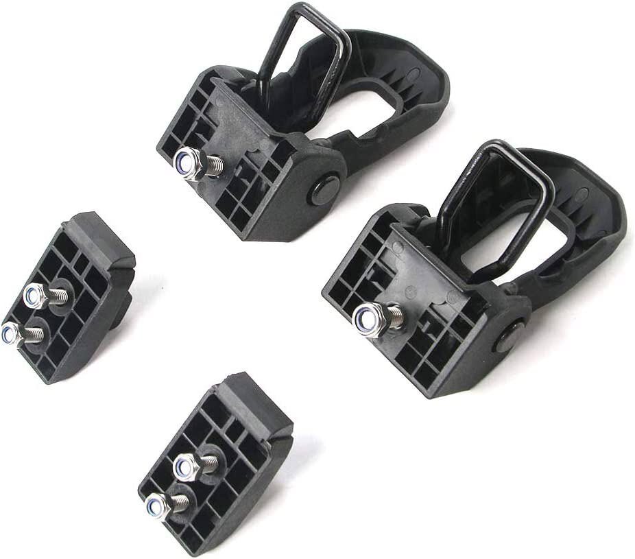 For Jeep Hood Latch For 07-23 Jeep Wrangler Jk JL JT Black Stainless Steel Catch