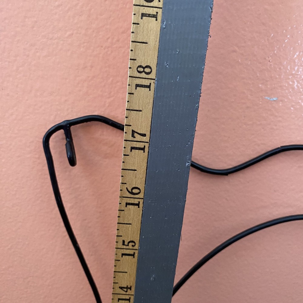 Black Wire Sewing Machine Shaped Rack - Spool Holder Holds 24 Spools