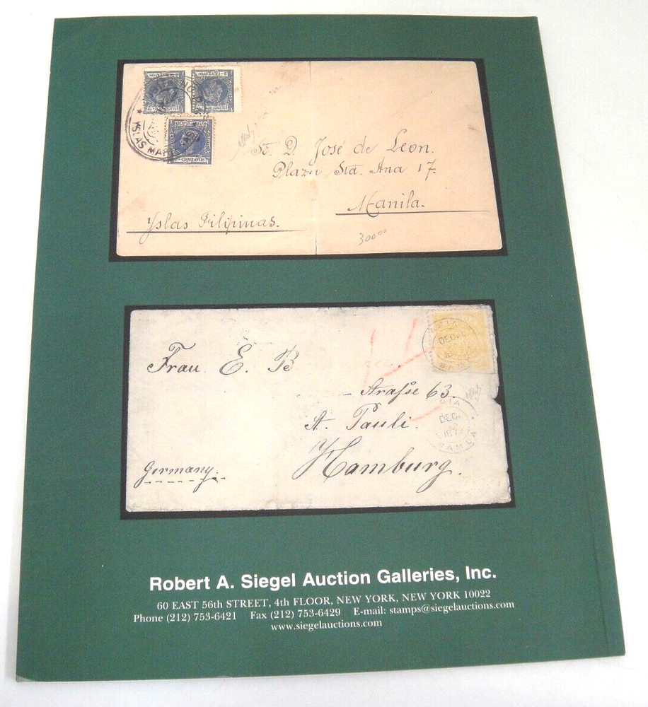 Siegel Auction Catalog Foreign Stamps Covers J&J Collection French Areas 2006