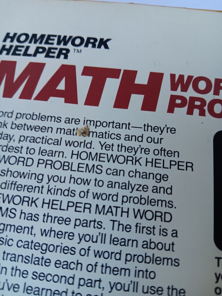Commodore 64 Homework Helper Math Word Problems Computer Software Tested/Works