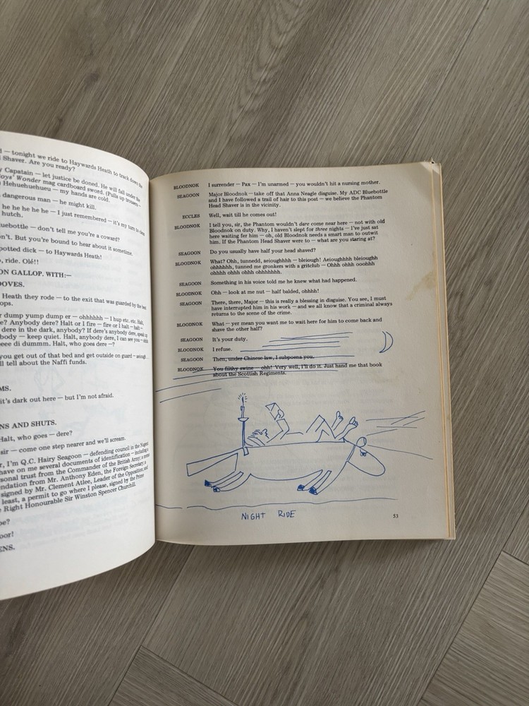 The Goon Show Script Milligan Spike, Hardback 1972