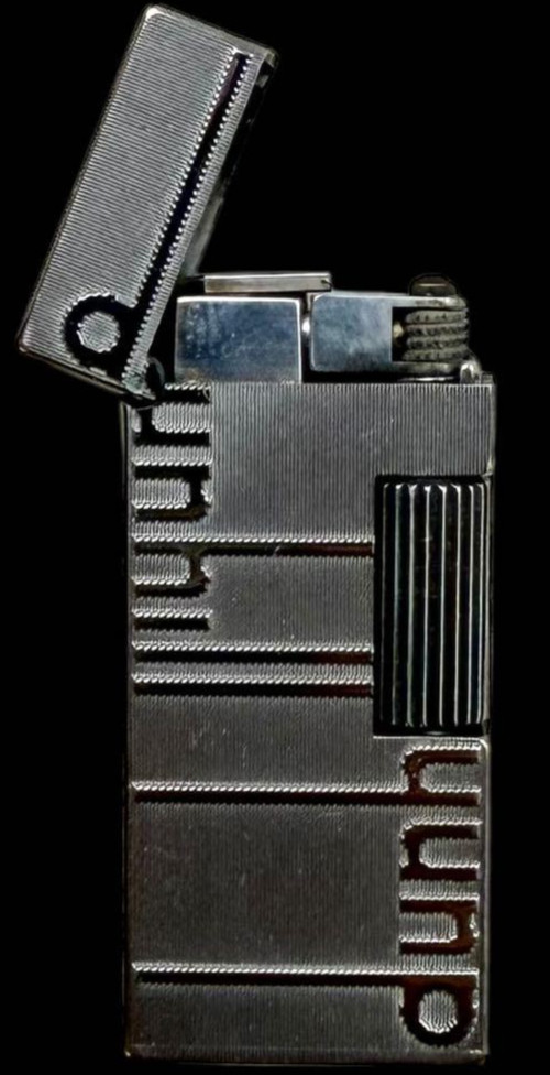Dunhill Rollagas lighter Silver short RL8300 without box