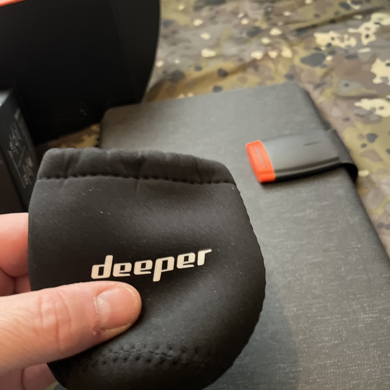 Deeper Chirp + 3 Sonar Power Bundle With Solar Panel Portable Fish Finder #NEW#