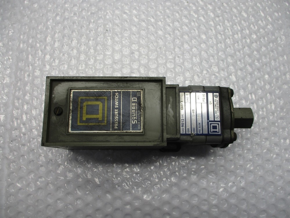 SQUARE D 9012GNG-3 PRESSURE SWITCH UNMP