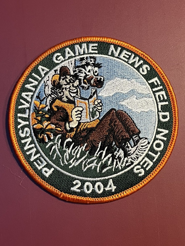 2004 PENNSYLVANIA GAME NEWS FIELD NOTES PATCH  4" DIAMETER