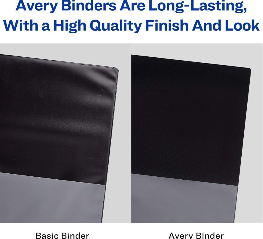 Avery Dennison Ave-09701 Durable Slant Ring Reference View Binder -