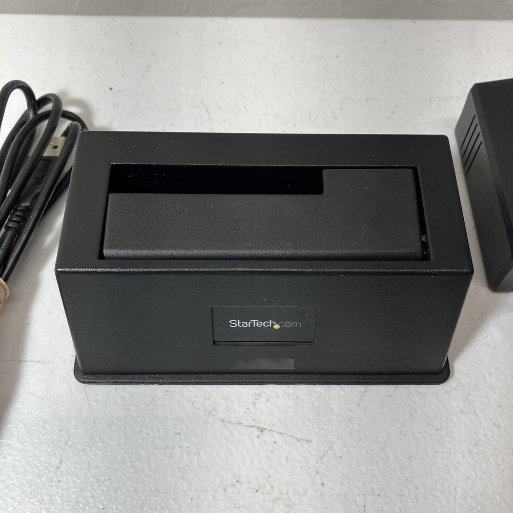 StarTech.com - USB 2.0 to SATA Hard Drive Docking Station - Black