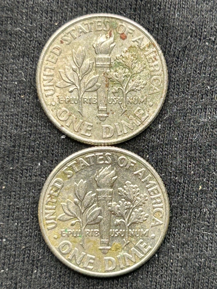 2005 P & D ROOSEVELT DIMES 2 COIN SET