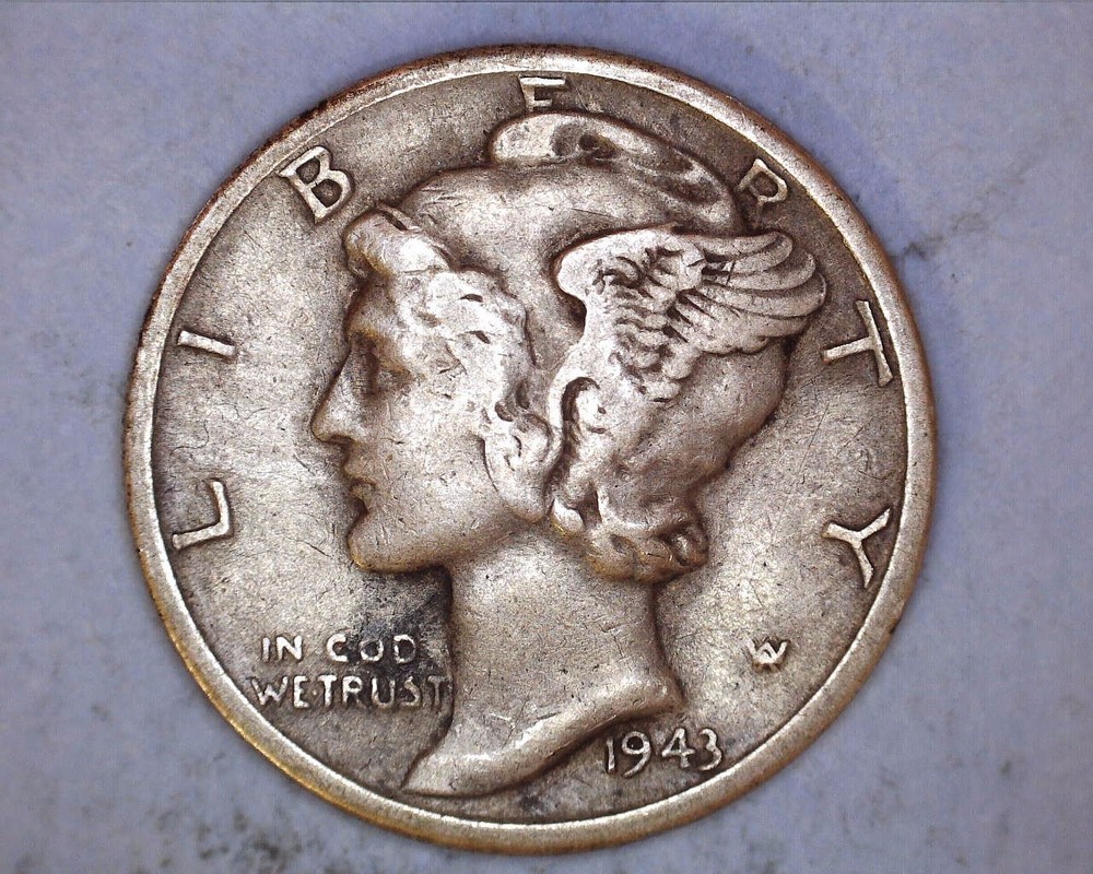 1943-S MERCURY DIME   **223-6A