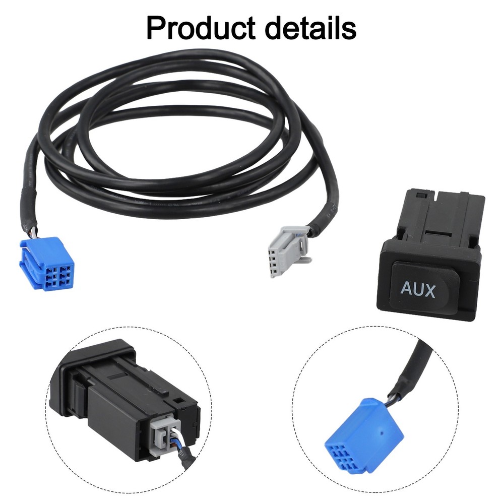 Audio Socket Adapter + 6Pin Cable for Toyota/Lexus Practical and Reliable
