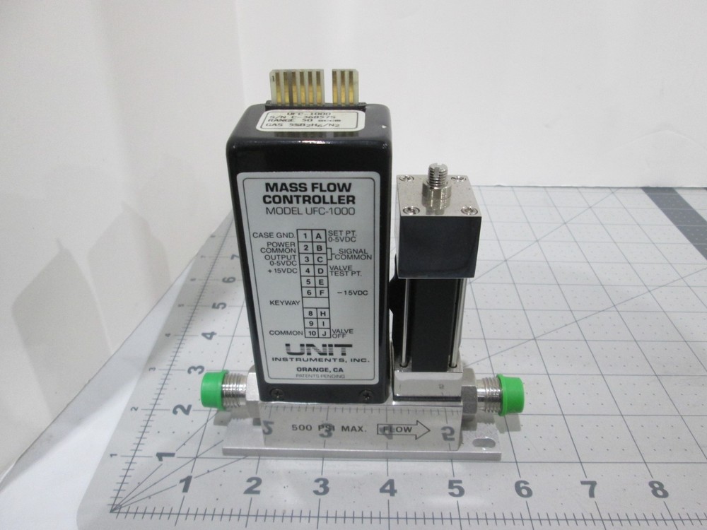 Unit, UFC-1000, Mass Flow Controller, 5%B2H6/N2, 50 SCCM, Used