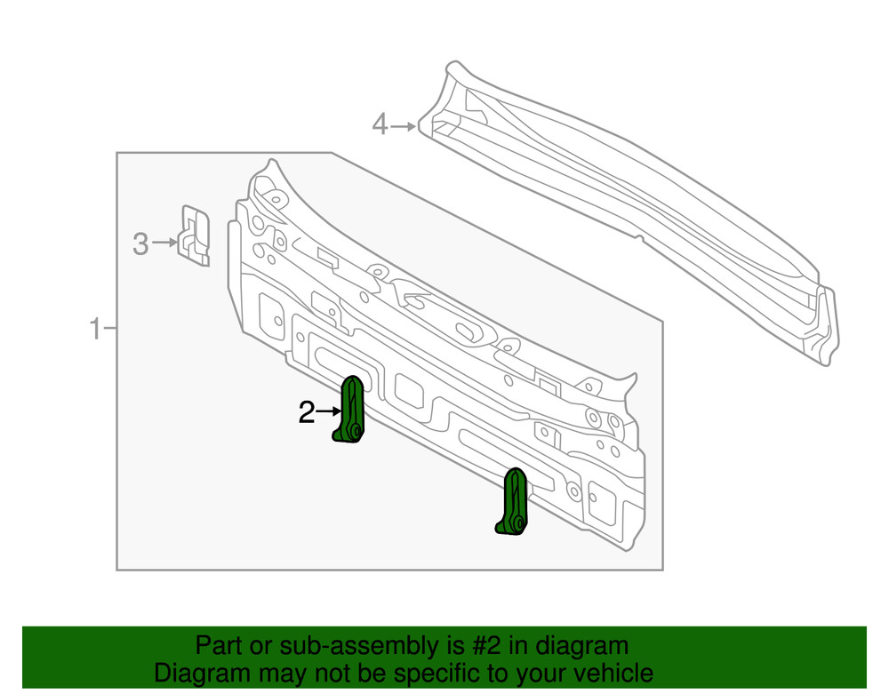 Genuine Audi Bracket 5N0-813-743