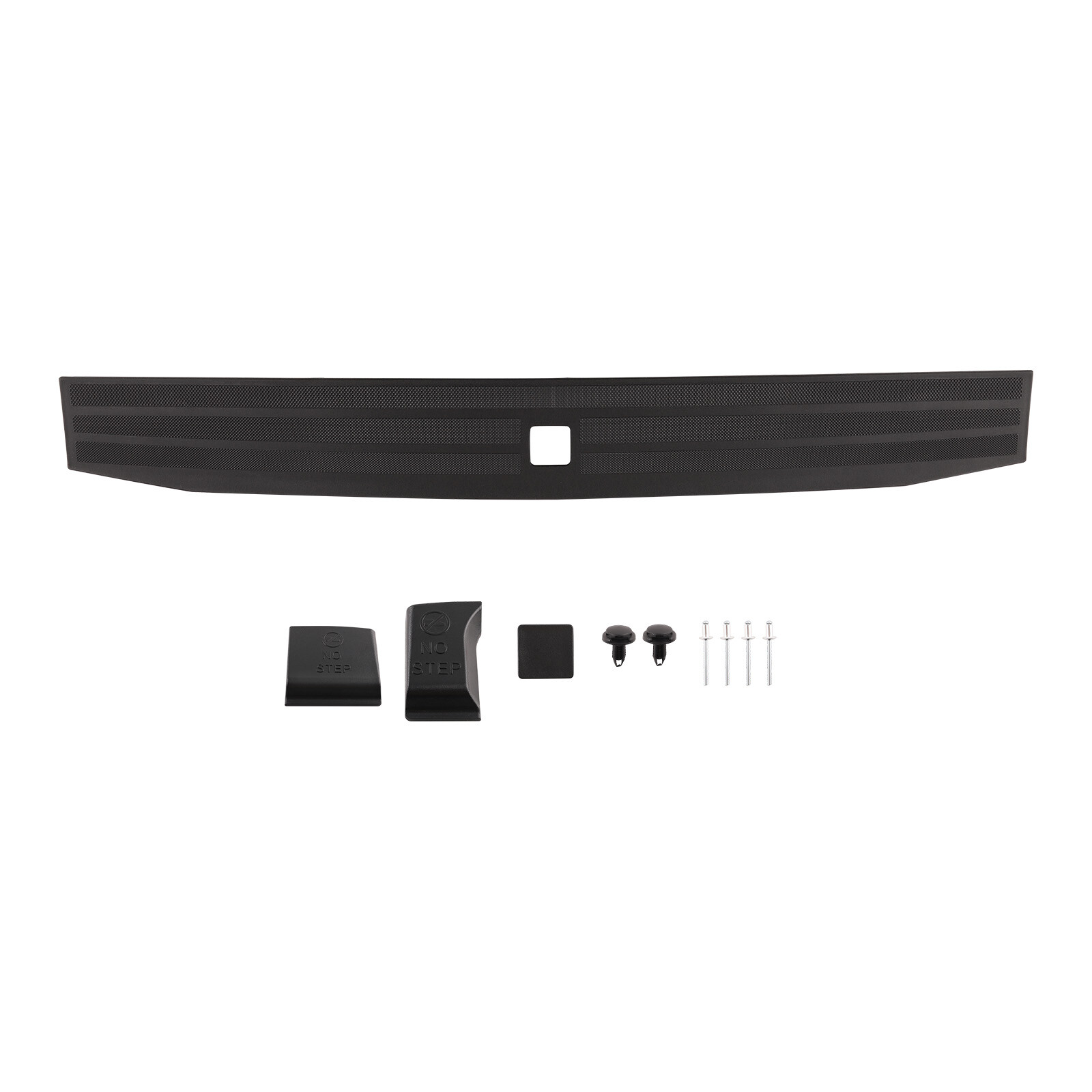Flexible Flex Step Center Tailgate Cap Trim Molding For Ford F-150 2021-2023