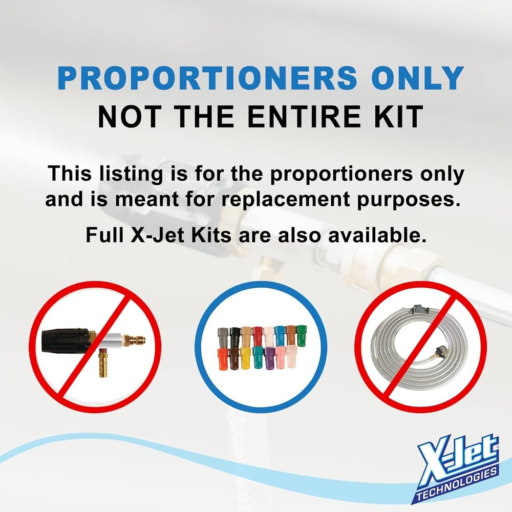 X-Jet 15-Piece Color Coded Proportioner Tip Kit
